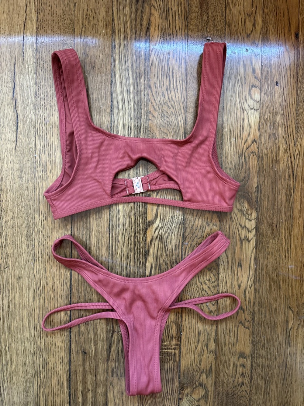 Somerfield Swim Copper Strappy Bikini w/Cutouts